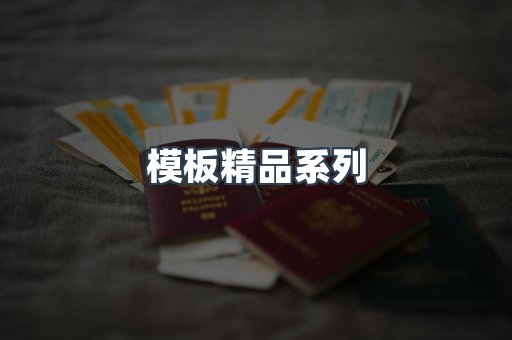 模板精品系列